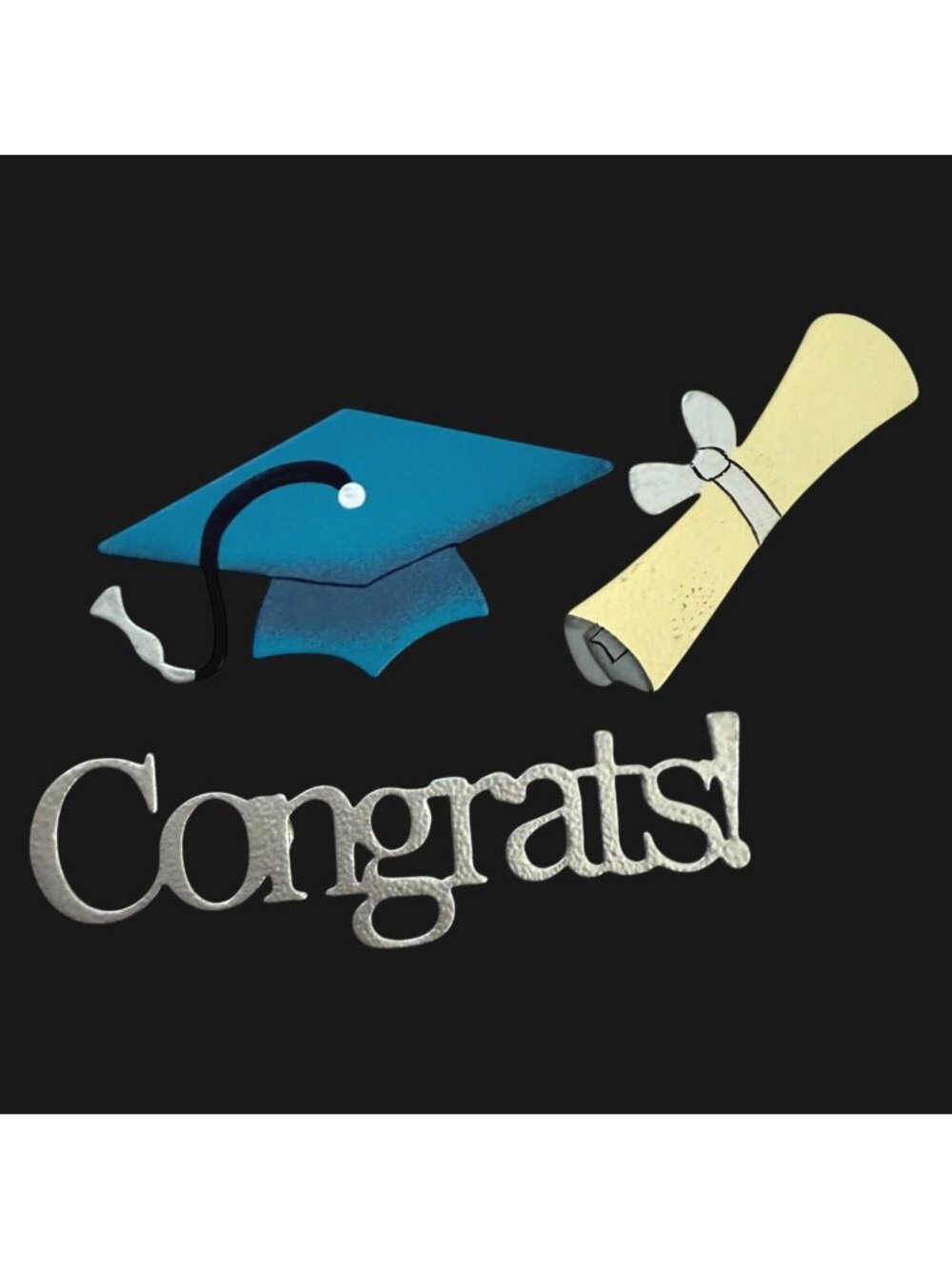 Roeda Embellish Your Story Congrats graduate graduation metal decor embellishmen